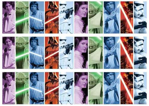 Star Wars Edible Icing Cake Strips - Click Image to Close